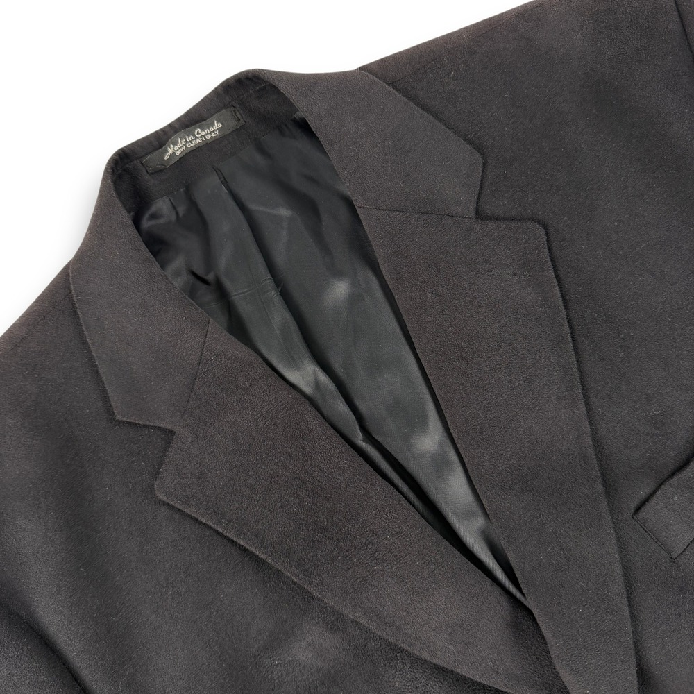 Brioni Blazer Mens 44R Black 3 Button Sport‎ Coat Robinsons May Vintage Canada